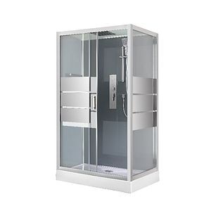 Cabina dus hidromasaj, joasa, dreptunghiulara, 120 x 80 x 220 cm • GoodHome Beloya