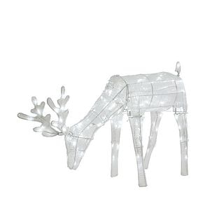 Decoratiune Ren, iluminat alb rece