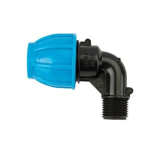 Cot compresiune 20 mm, racord 3/4, filet exterior