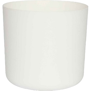 Ghiveci rotund GOODHOME, plastic, 13.5 cm, alb
