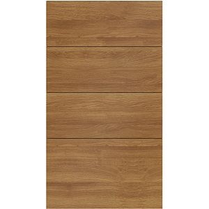 Front 4 sertare GOODHOME Chia, PAL, 39.7 x 71.5 x 1.8 cm, maro