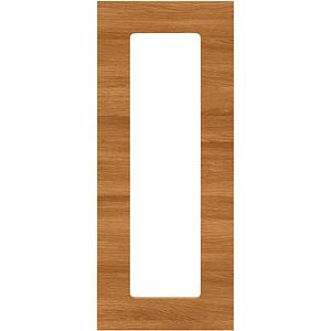Front usa GOODHOME Chia, Sticla,MDF, 29.7 x 71.5 x 1.8 cm, Maro