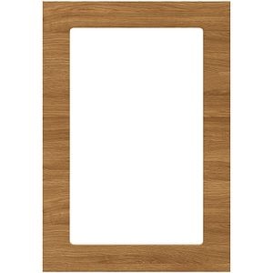 Front usa GOODHOME Chia, Sticla,MDF, 49.7 x 71.5 x 1.8 cm, Maro
