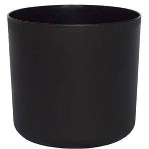 Ghiveci rotund GOODHOME, plastic, 14 cm, negru