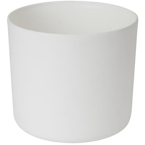 Ghiveci rotund GOODHOME, plastic, 23.4 cm, alb