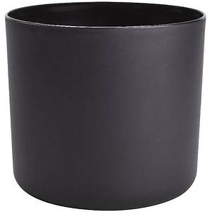 GHIVECI PLASTIC 24 CM NEGRU