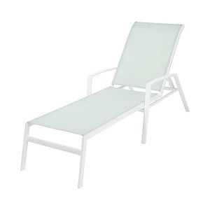 Sezlong GOODHOME Swindon, 88 x 63 cm, sarcina maxima 100 kg, aluminiu si panza, verde