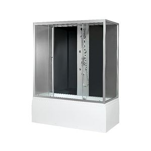 Cabina dus hidromasaj, inalta, dreptunghiulara, 85 x 170 x 215 cm • GoodHome Onega