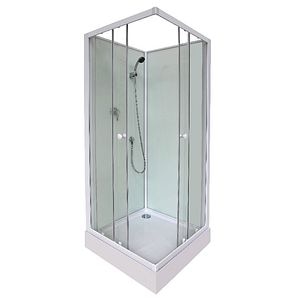 Cabina dus simpla, joasa, patrata, 80 x 80  cm • GoodHome Arkell