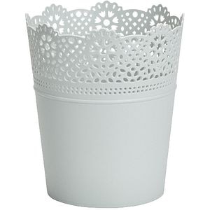 Ghiveci flori GOODHOME Dantela, plastic, D 16 cm, albastru