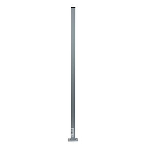 Picior patrat 25x25 h800 argintiu