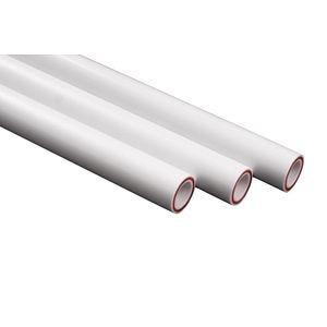 Teava PPR cu fibra, 32 mm, 4 m, alb