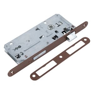 Broasca ingropata, pentru usa interior, 43 X 90 mm, otel, finisaj maro, blister  Yale