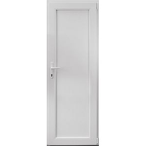 Usa termopan PVC exterior, batanta, plina, 4 C, alb, stanga, simpla deschidere, 78 x 205 cm • Aplast