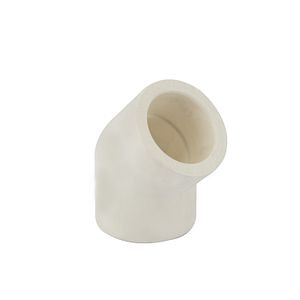 Cot plastic PPR, alb, 32 mm, unghi 45, interior-interior