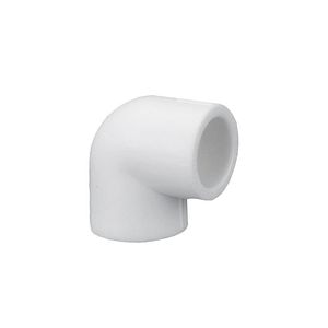 Cot plastic PPR, alb, 25 mm, unghi 90, interior-interior