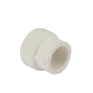 Racord PPR, 32 mm, racord 1 filet interior, alb