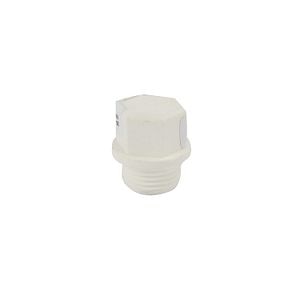 Dop PPR, 20 mm, racord 1/2, filet exterior, alb