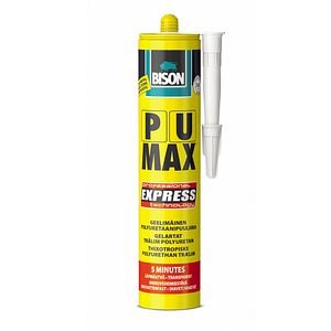 Adeziv poliuretanic pentru lemn, transparent, 310 ml • Bison PU Max Timber Express