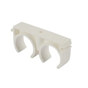 Clema prindere PPR, alb, 32 mm, dubla