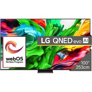 Televizor QNED Evo MiniLED Smart LG 100QNED86A6, Ultra HD 4K, HDR, 252cm