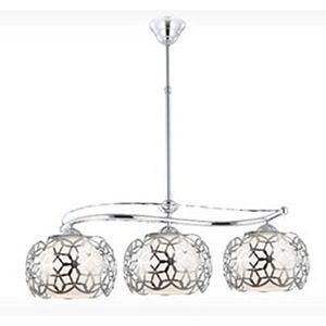 Lustra, Alb, 75 W, 3 x E27 •  Renzo