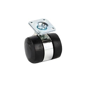 Rola dubla plastic, 35mm, max 50 kg