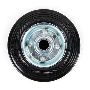 Roata cauciuc masiv, rulment cu role, janta din otel  100 x 30 x 12 mm