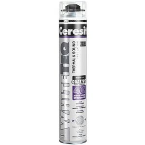 Spuma poliuretanica cu pistol aplicator Ceresit WhiteQ pistol, alb, 750 ml
