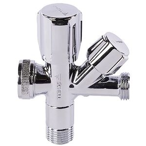 Robinet coltar SCHELL 48035690, 1/2" x 1/2" x 3.4", alama, argintiu