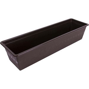 Jardiniera CARINA, plastic, 60 cm, maro