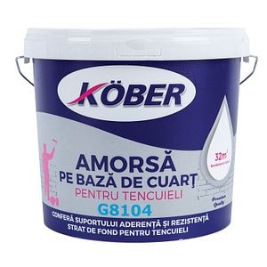 Amorsa pentru tencuieli, alb, 4 L  • Kober