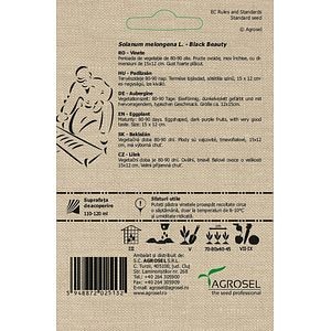 Vinete Black Beauty Bio 1.25G Plic