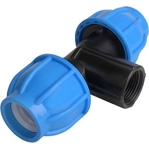 Teu compresiune, 40 x 1.1/4" FI, polietilena