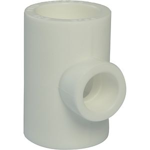 Teu redus, 40 x 25 x 40 mm, polipropilena, alb