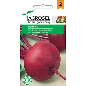 Seminte legume sfecla rosie Detroit 2 AGROSEL, 4g