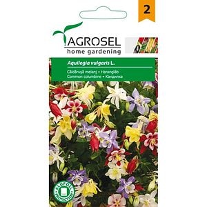 Seminte flori Aquilegia melanj AGROSEL, 0.25 g