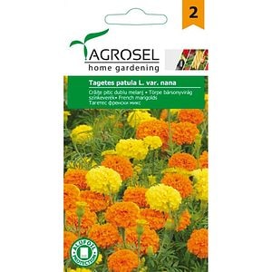 Seminte flori Craite pitice (Tagetes patula) AGROSEL, 1.3 g