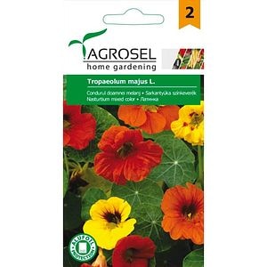 Seminte flori Condurul doamnei (Tropaeolum majus) AGROSEL, 5 g