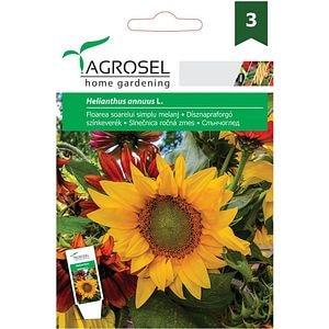 Seminte floarea soarelui simplu melanj AGROSEL, 1.5g