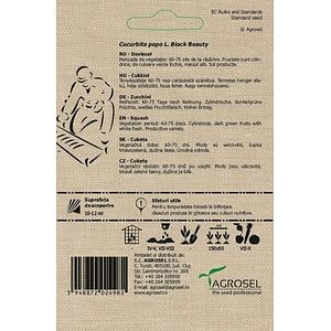 Dovleac De Copt Black Beauty Bio 3G Plic