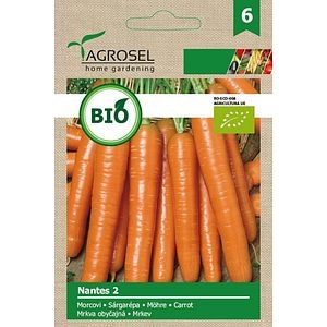 Seminte morcovi Nantes 2 eco AGROSEL, 5.45 g