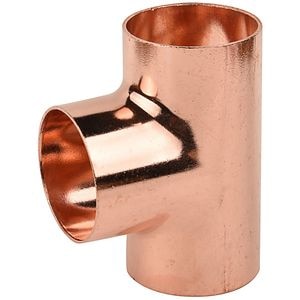 Teu redus cu 5130R, 22 x 18 x 18 mm, cupru