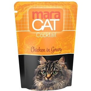 Hrana umeda pentru pisici MARAVET Cocktail, Adult, Pui in sos, 100 g