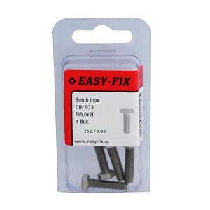 Suruburi cap hexagonal din 933, 4 buc