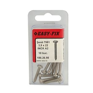Suruburi pt tabla din 7981, 10 buc, inox