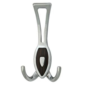 Cuier metalic 3 carlige wenge