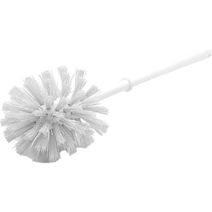 Perie WC, 8 x 8 x 37 cm, plastic, alb