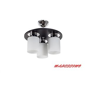 Plafoniera, 3 x 75 W, wenge, lemn • Mahessimo Varan