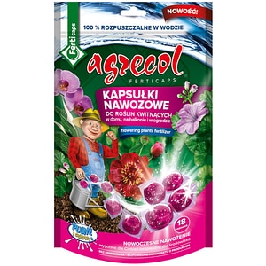 Ingrasamant capsule pentru plante cu flori Agrecol, 18 buc